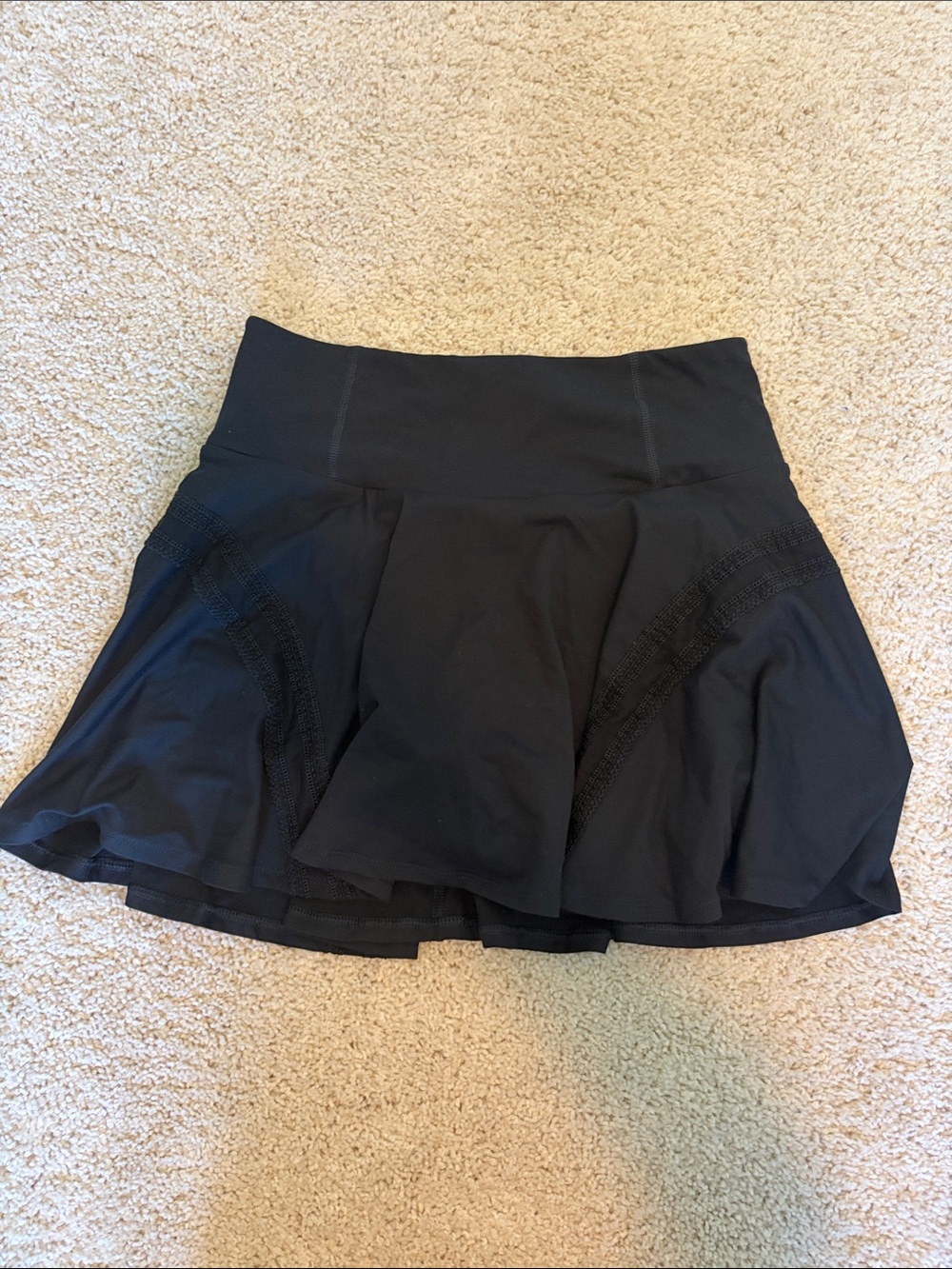 FP Movement by Free People Black Flared Athletic Skort